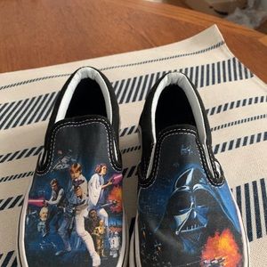 Vans Slip Ons Star Wars Youth 3.5 Women’s 5